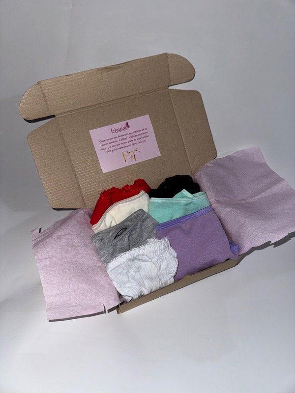 Pack 7 Bombachas S/M/L
